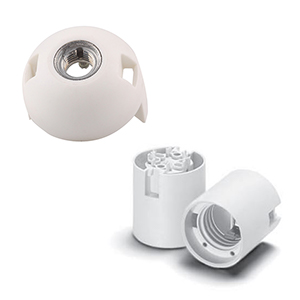 Plastic lamp holders quick mounting
